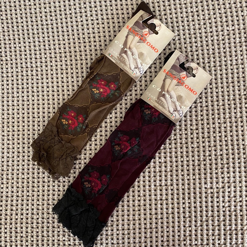 🧦🧦 Over the knee cotton blend socks, 2 pairs